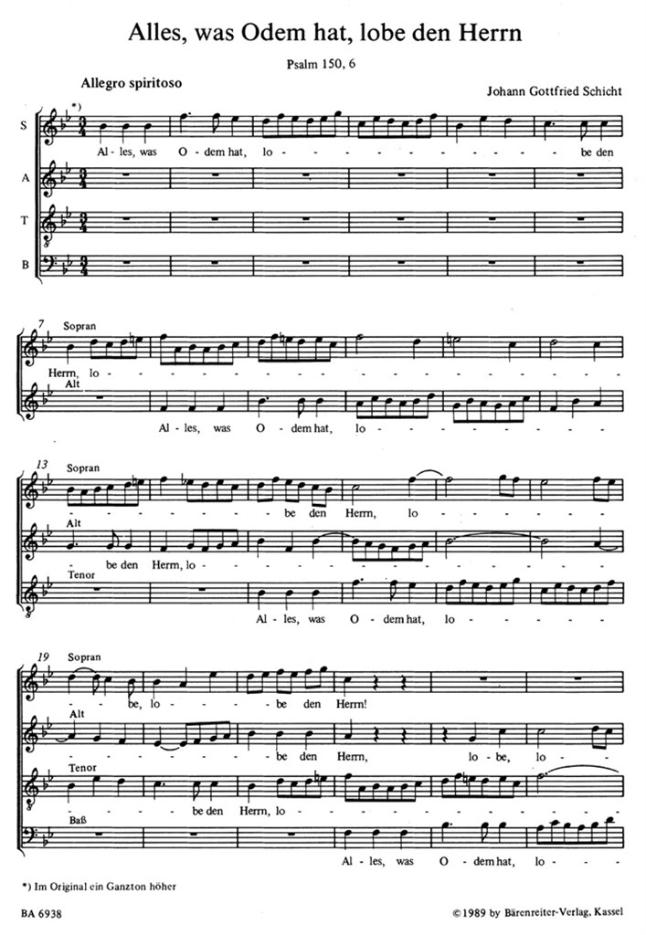 Motetten und Psalmen